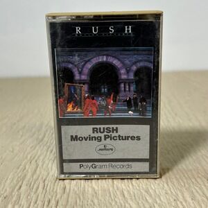 Rush Cassette Tape Gold Moving Pictures 1981 Mercury